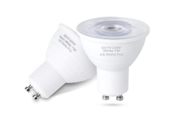 GU10 LED-Spots sparen Energie und Kosten.