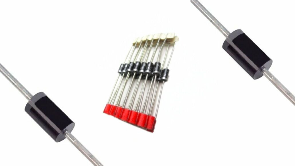 1N4007 PN-Gleichrichterdiode.