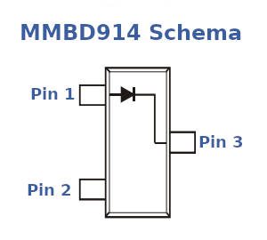 MMBD914 Schematische Darstellung