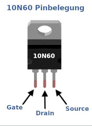 10N60 Leistungs-MOSFET - Funktion & Schaltung | 2 10N60 Pinbelegung