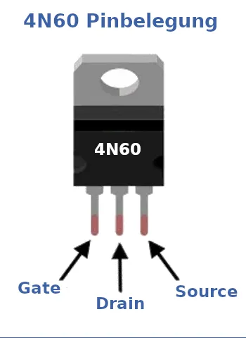 4N60 Leistungs-MOSFET - Funktion & Schaltung | 2 4N60 Pinbelegung